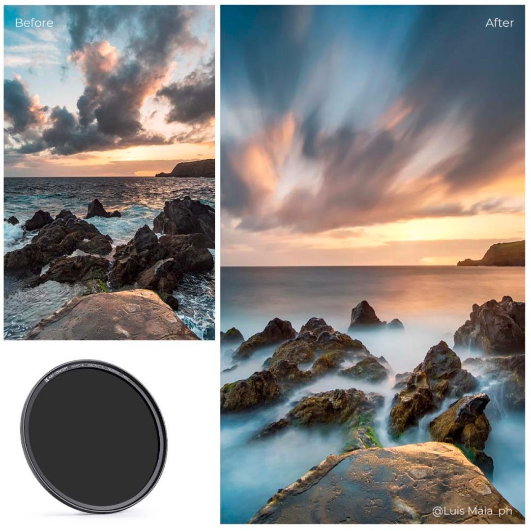 K&F Concept 82mm Magnetic ND1000 Filter, HD Waterproof Scratch-Resistant Anti-Reflection Nano-X SKU.1762 - 3